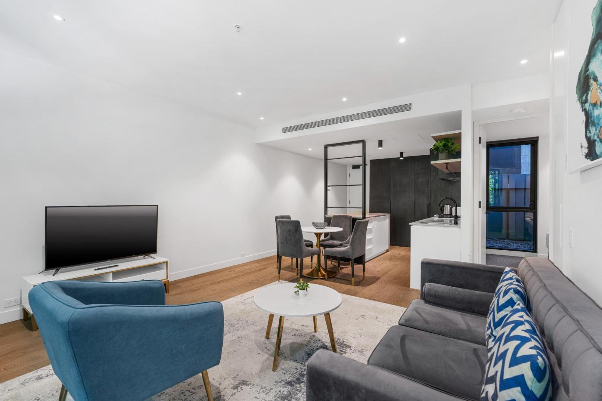 The Eminence Apartments By Cllix Melbourne Eksteriør bilde