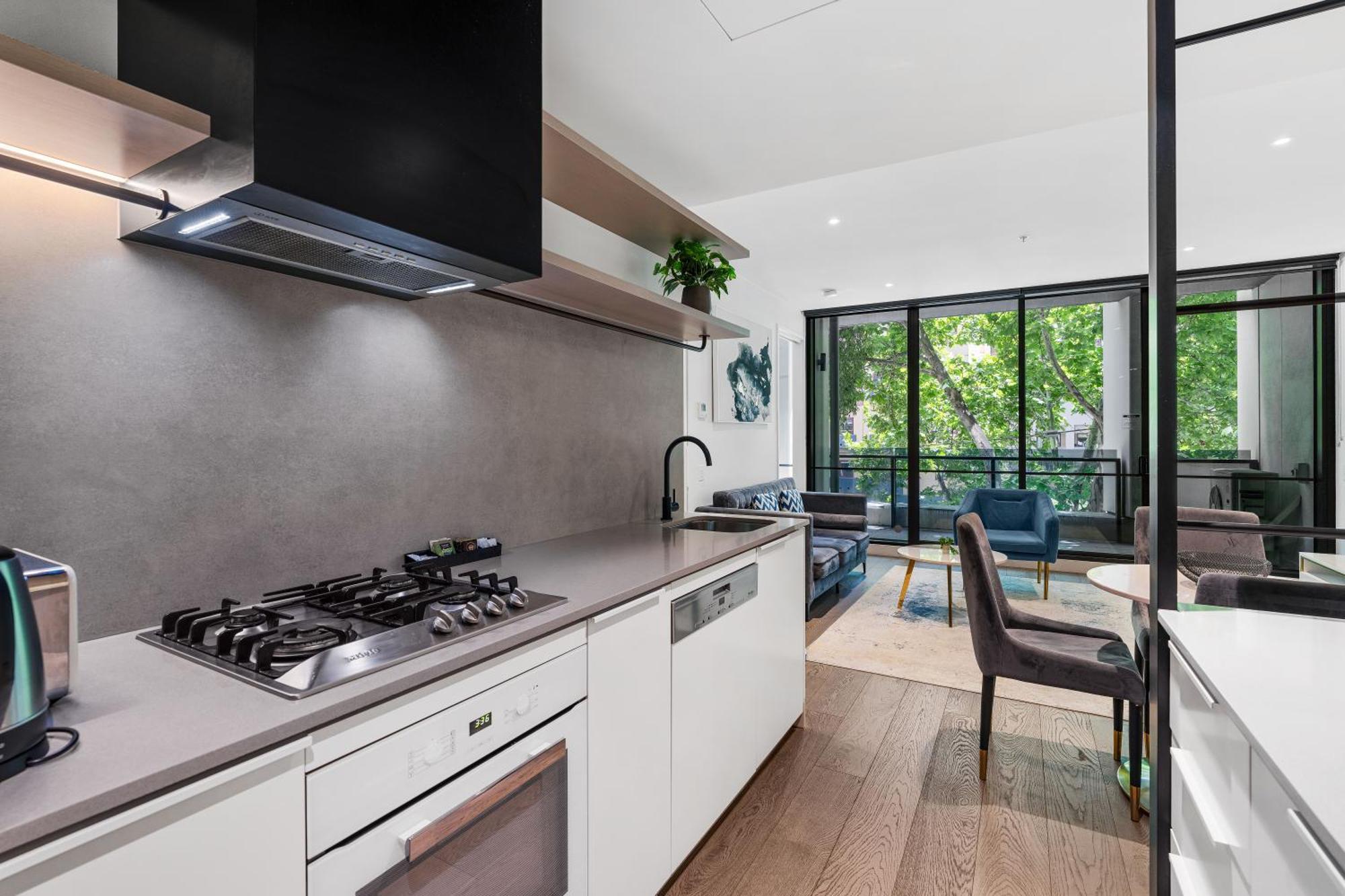 The Eminence Apartments By Cllix Melbourne Eksteriør bilde